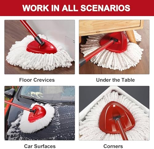 Tidy Monster 4-Piece Mop Heads for O-Ceda
