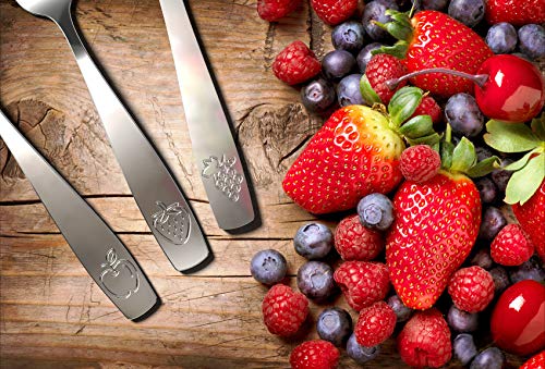 CHILLOUT LIFE15-Piece Stainless Steel Kids Silverware Set - Safe for Children