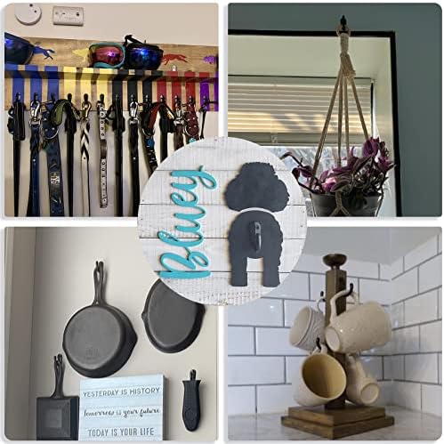 15-Piece IBosins Zinc Coathook Set - Durable Space-Saving