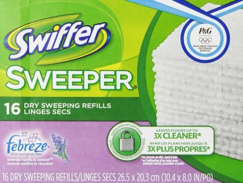 Swiffer Sweeper DrySwiper Cloths for Broom Mop 16-Count
