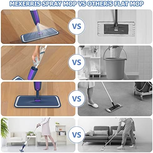 MEXERRIS Microfiber Wood Floor Mop