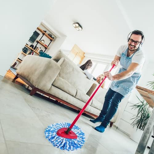 4-Packed Microfiber Mop Heads for RinseClean 2-Tank System