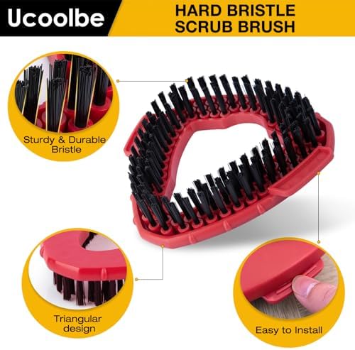 Essential Sturdy scrub brush mop head for O-Cedar spin mop system