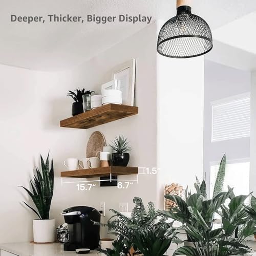 FHF Floating Shelves Rustic Brown