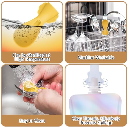 MiniMunch Silicone Baby Spoon Set