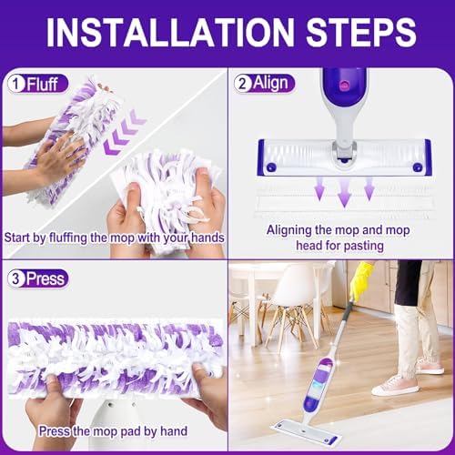 20 Pack Disposable Mopping Pads for Swiffer PowerMop Multi-Surface Cleaning