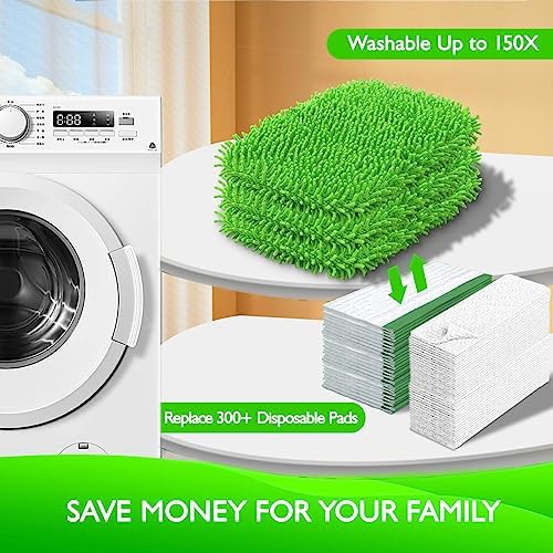 Sparkle Mop Pad Set Reusable Washable for Swiffer Sweeper - 4 Pack