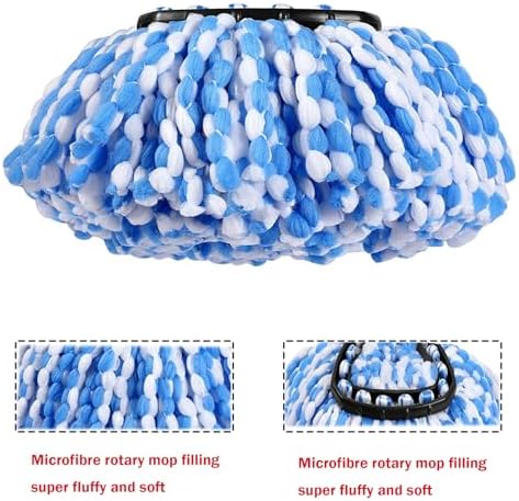 4-Packed Microfiber Mop Heads for RinseClean 2-Tank System