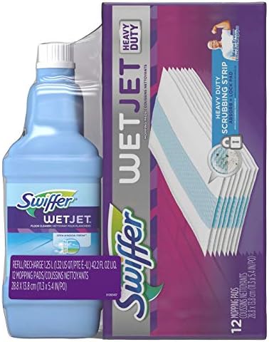 Swiffer Sweeper Wet Mopping Cloth - Fresh Powerful 12 ct
