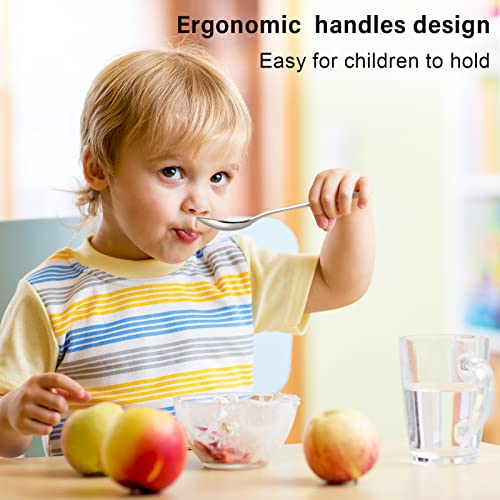 Perfectly Sized for Kids 12 Set stainless steel toddler utensils