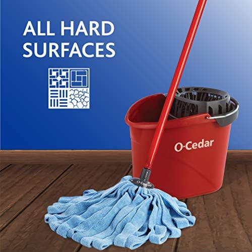 O-Cedar Microfiber Cloth Mop Refill Blue