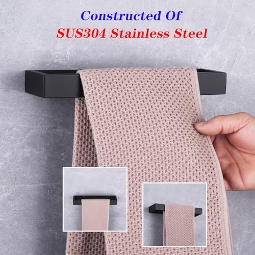 Modern Stainless Steel Towel Holder