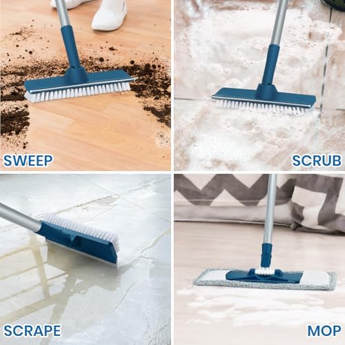 TrueYee Collapsible Mop Set for Tile hardwood and laminate floors