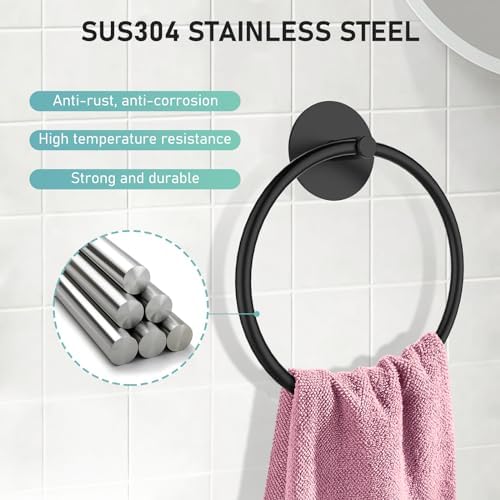 SetSail Adhesive Towel Holder - Durable Space-Saving