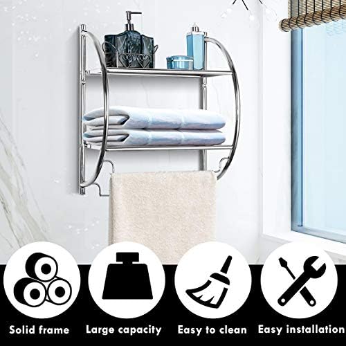 Wall-Mounted Chrome Shed Organizer