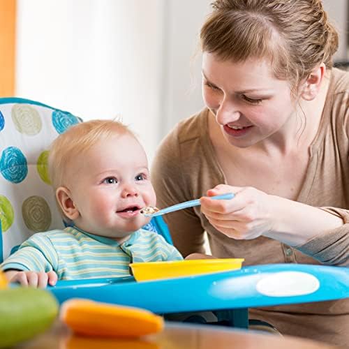 Vicloon Safe Silicone Feeding Spoons for Babies