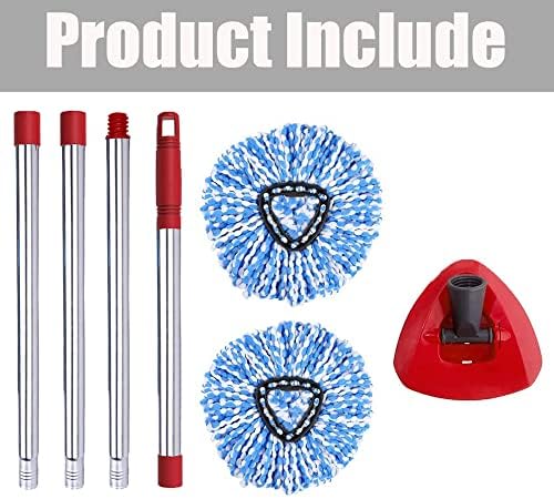 ANREKEYH Microfiber Mop Replacement Set Ocedar 2-Tank System Compatible