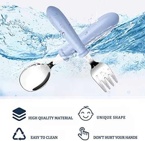 Pimoys Toddler Forks BPA-Free Durable for Kids Ages 0-3