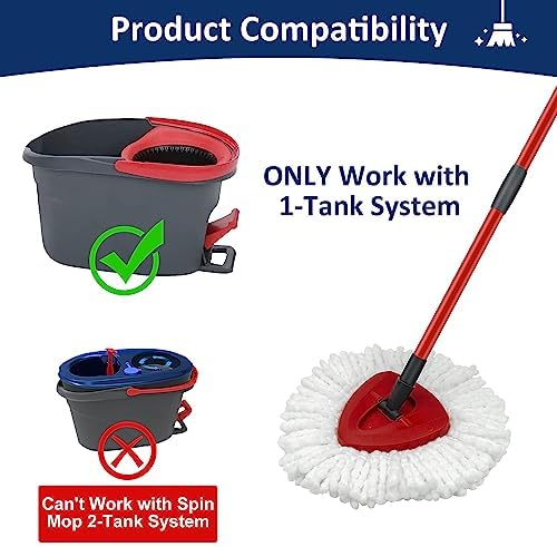 Essential O-Ceda Spin Mop Replacement Set for Easy Performance