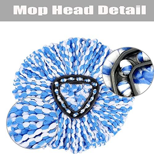 ANREKEYH Microfiber Mop Replacement Set Ocedar 2-Tank System Compatible