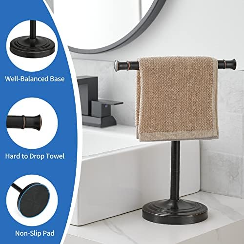 RUMOSE 13 Inch Oil Rubbed Bronze Towel Bar