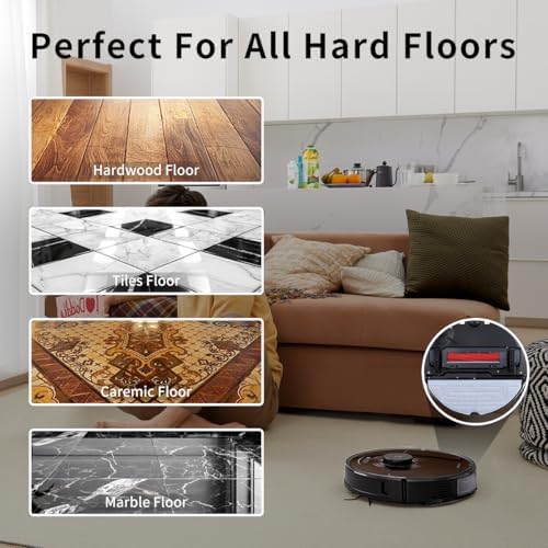8Pcs Microfiber Mop Cloth Pad for Roborock Robot Vacuums 1