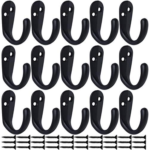 15-Piece IBosins Zinc Coathook Set - Durable Space-Saving