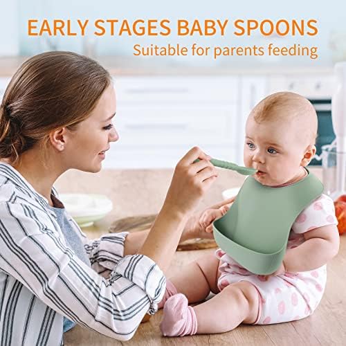 MEFAN Silicone Feeding Spoons