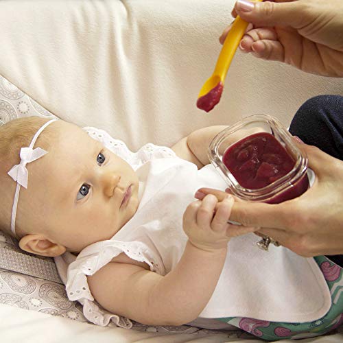 Innovy Baby Silicone Baby Spoon with Carrying Case Safe for Gums