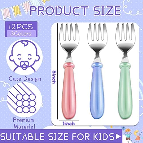 12-Piece Toddler Fork Set
