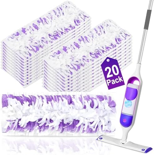 20 Pack Disposable Mopping Pads for Swiffer PowerMop Multi-Surface Cleaning