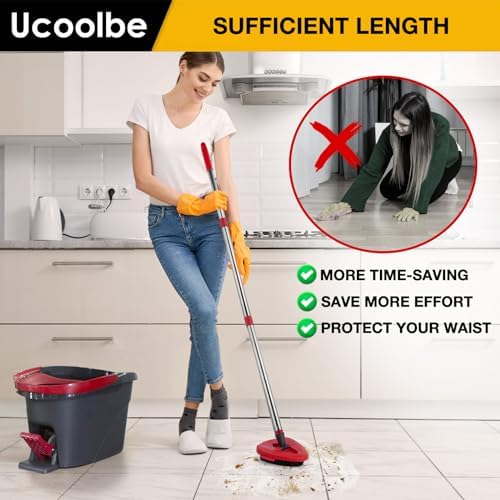 Essential Sturdy scrub brush mop head for O-Cedar spin mop system