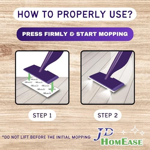 48-Pack Microfiber Floor Cleaner Spray Mop Refill for Swiffer WetJet