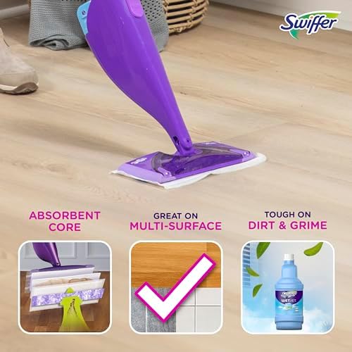 Swiffer WetJet Refill Pad for Hardwood Floors multi-surface bathroom cleaning