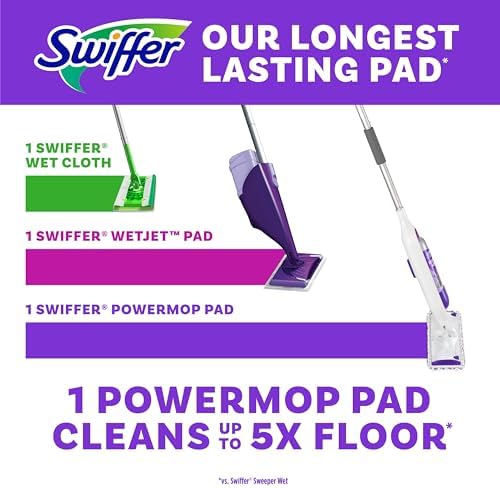 Swiffer PowerMop Mopping Pad Refills 11 Count