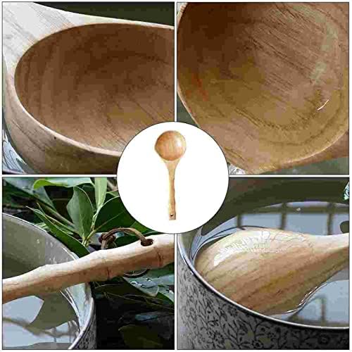 Woodsaman Baby Sauna Wooden Splash Spoon - Safe for Hair and Skin