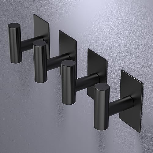 VAArhold Durable Towel Hook Adhesive Space-Saving 4-Pack