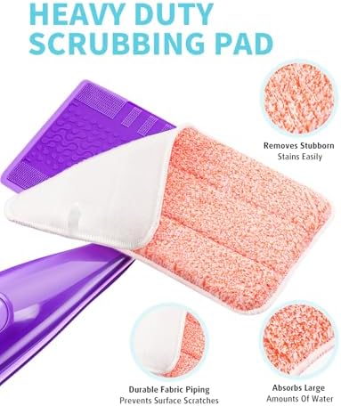 Multipurpose Reusable Mop Pads for Swiffer Wet Jet Mops