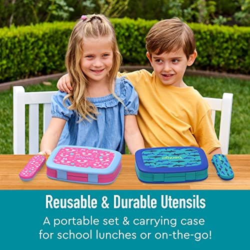 Bentgo Kids Reusable Set Fun for Lunch More