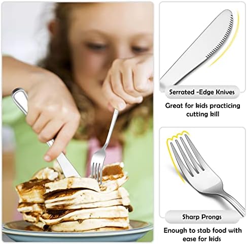 E-far Kids Stainless Steel Flatware Set