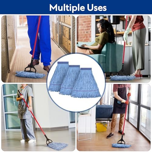 Heavy-Duty Replacement Mop Head for Commercial Mopping
