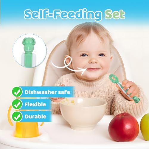 Silicone Baby Spoons Set for 6 Months