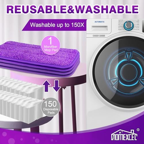 Reusable Microfiber Mop Pads for Swiffer PowerMop