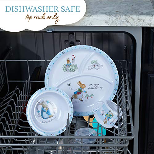 Beatrix Potter Peter Rabbit 5-Piece Melamine Dinnerware Set for Babies