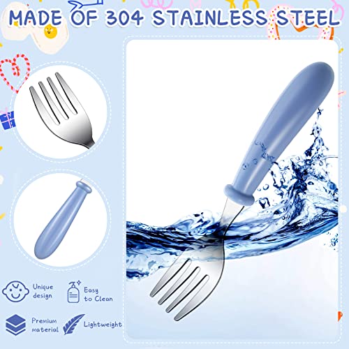 Chumia 9-Piece Stainless Steel Toddler Fork Set