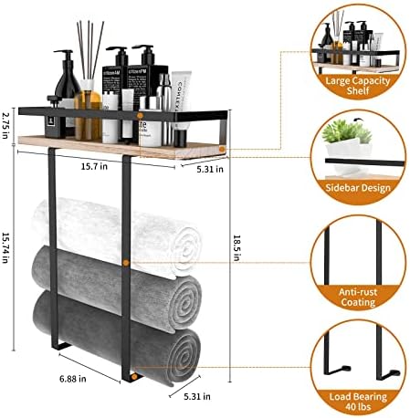 Stylish Metal Towel Holder