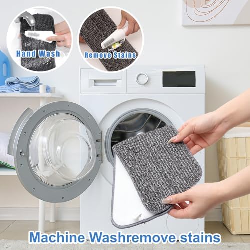 Compact Extendable Flat Mop for Easy Floor Cleaning