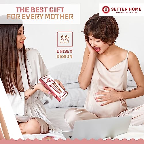SETTER HOME Best Soft Silicone Baby Spoons 4-Pack 1