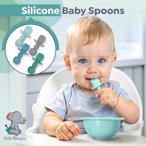 Little Whispers Baby Silicone Spoons - 6m