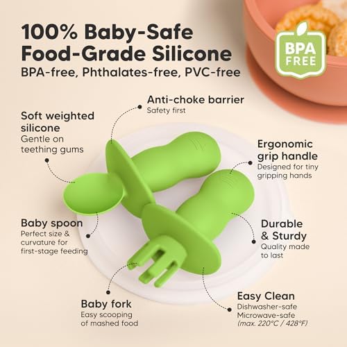 4-Pack Silicone Baby Explorers Set for Safe Feeding in US